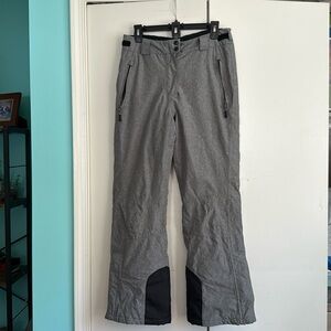 Crivit Pro Ski Snow Pants Womens Size‎ 6 Gray Waterproof Insulated Outdoor